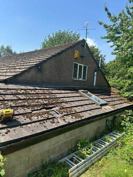 Tiles off around the first position, drill down on the slope