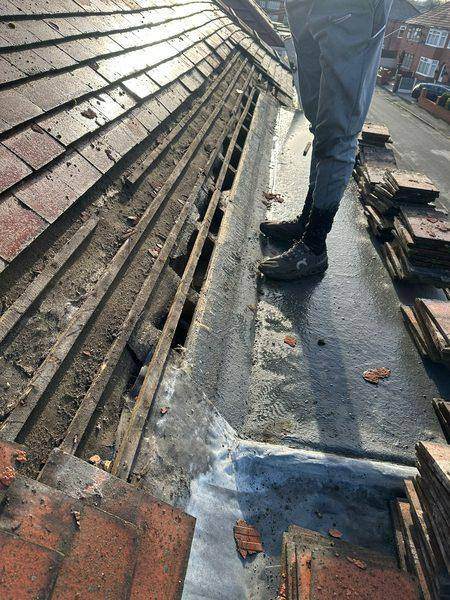 Roofing work by Apex Roofing and Guttering