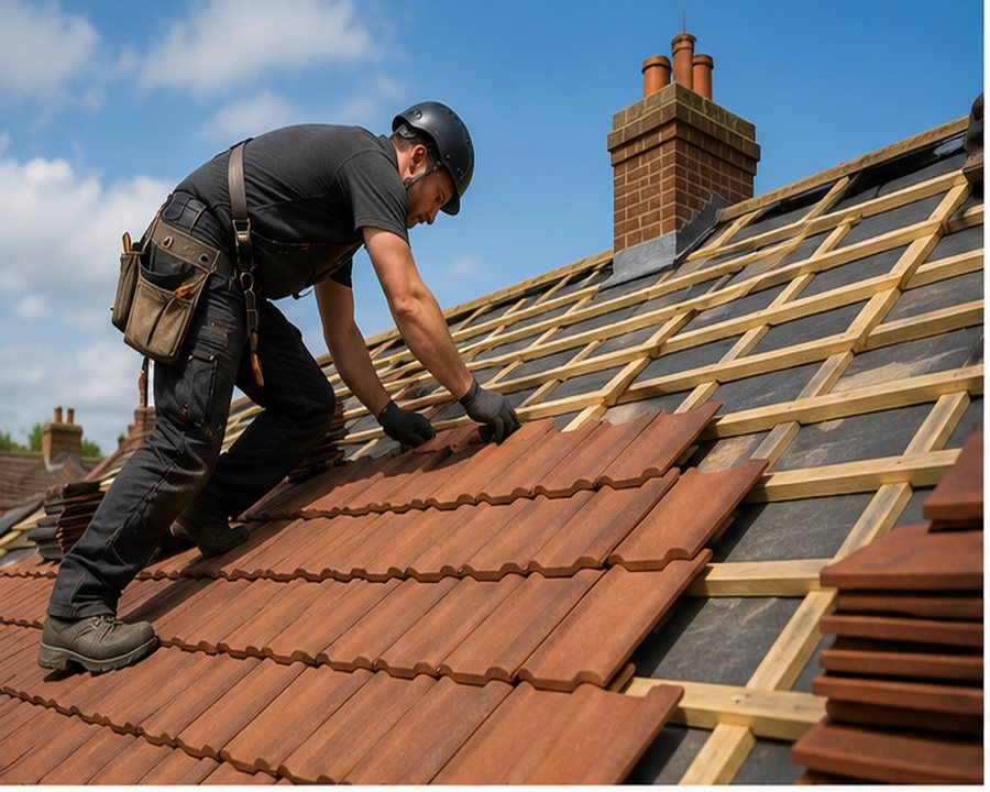 Roof replacement by Apex Roofing near Crewe