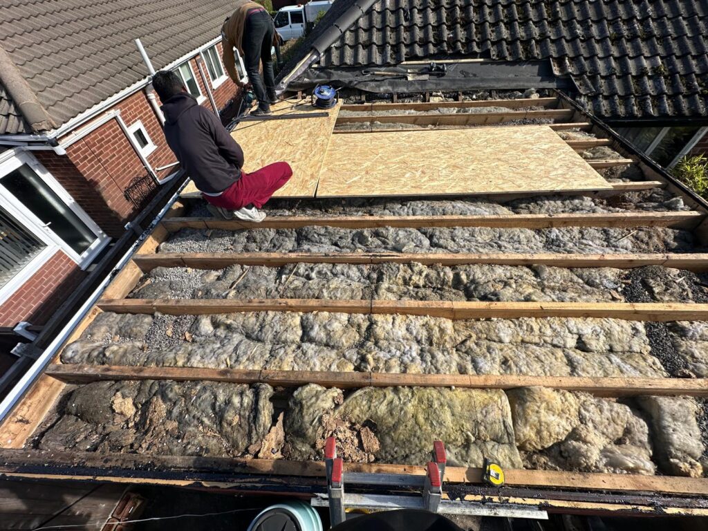new flat roof installation in warrington
