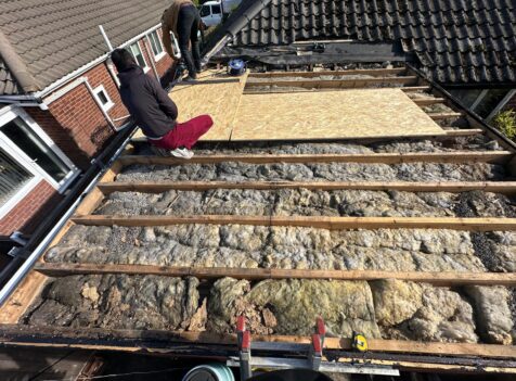 new flat roof installation in warrington