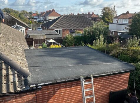 new flat roof installation in warrington