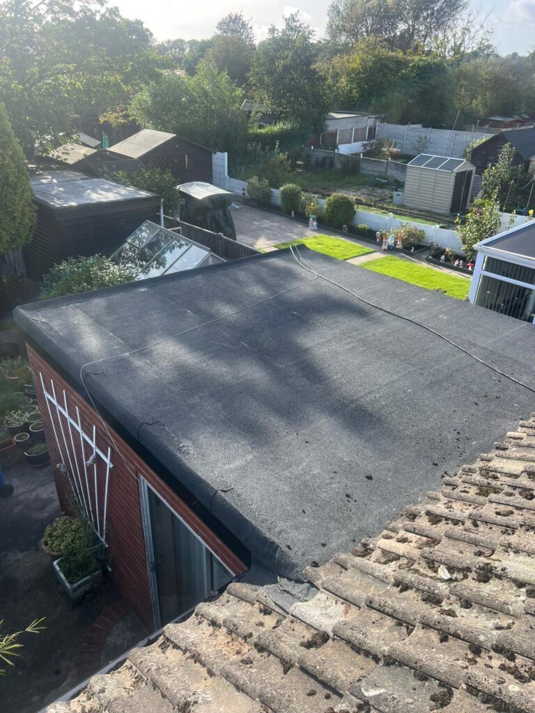 new flat roof installation in warrington