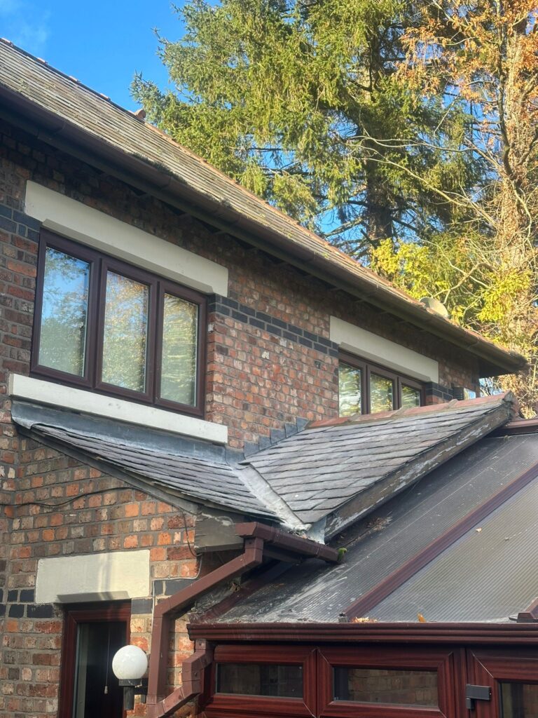 repair slipped slates in prestbury
