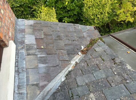 repair slipped slates in prestbury