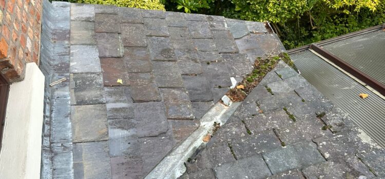 repair slipped slates in prestbury