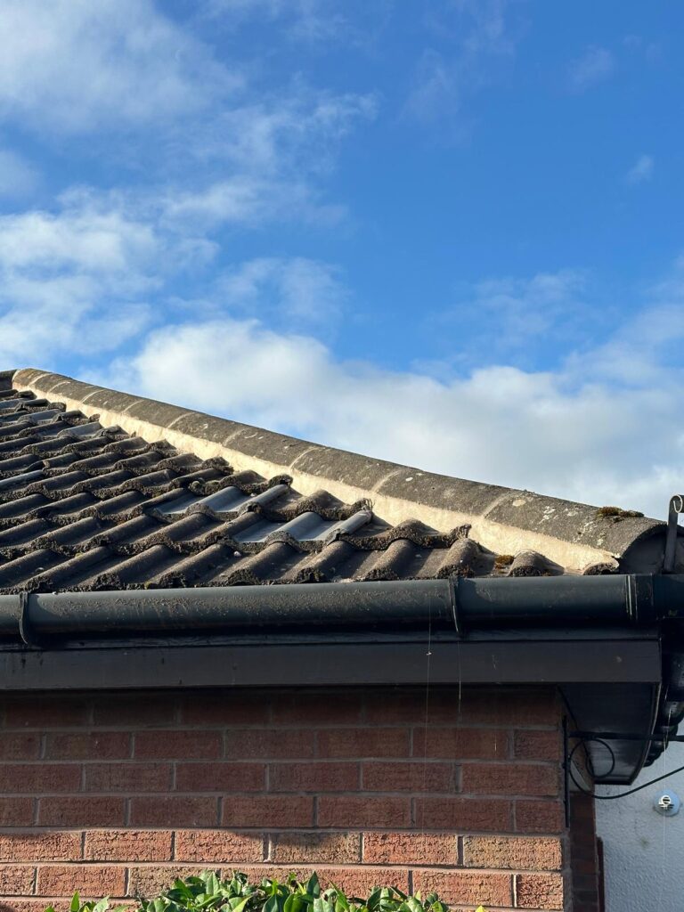 ridge tile re-bedding in Warrington