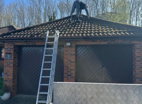 Ridge tile replacement in Warrington