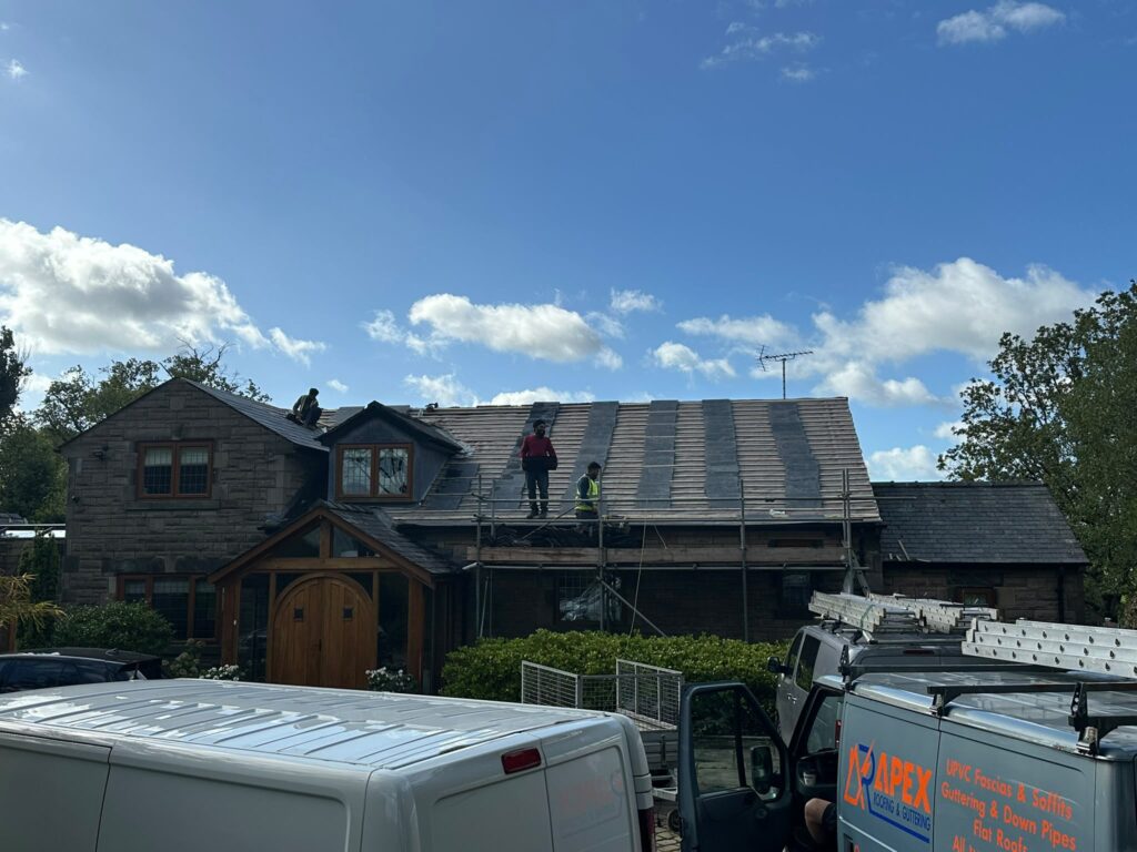 new slate roof in Macclesfield